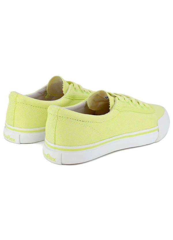 Usaflex - Kit Tênis Usaflex Salto Rasteiro Feminino e par de Meia Verde 2