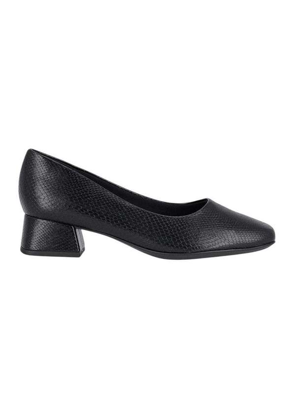 Sapato Piccadilly Tati Salto Médio Feminino Preto Esporte Legal