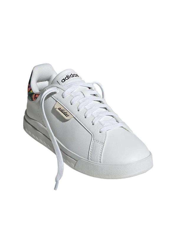 Adidas - Tênis Adidas Court Silk Leo Feminino Branco