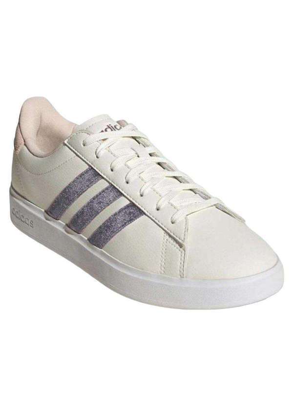 Adidas - Tênis Adidas Grand Court 2.0 Feminino Bege