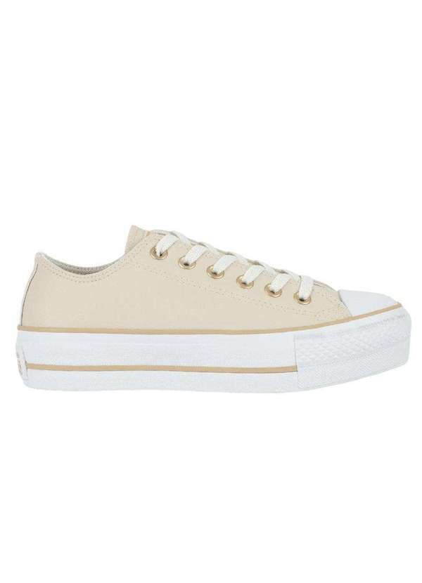 Converse - Tênis Converse All Star Chuck Taylor Lift Ox Feminino Bege