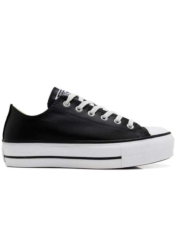 Tênis Converse All Star Chuck Taylor Ox Unissex Preto Esporte Legal