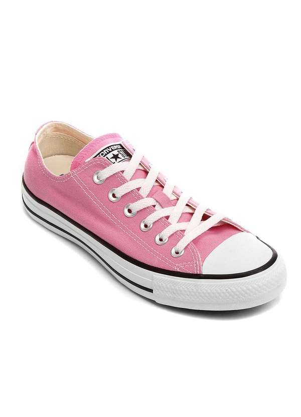 Tenis Converse All Star Chuck Taylor Ox Unissex Rosa Esporte Legal