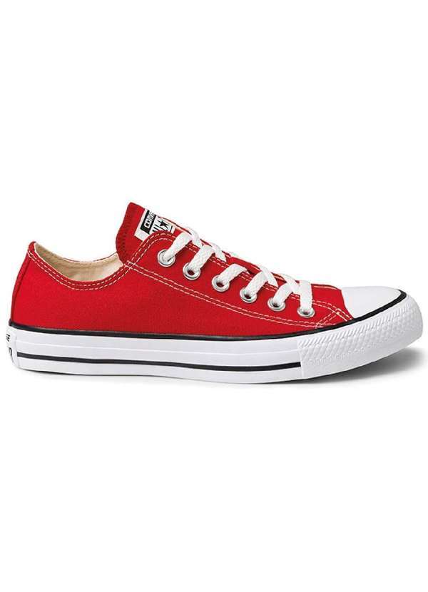 Converse - Tênis Converse All Star Chuck Taylor Ox Unissex Vermelho