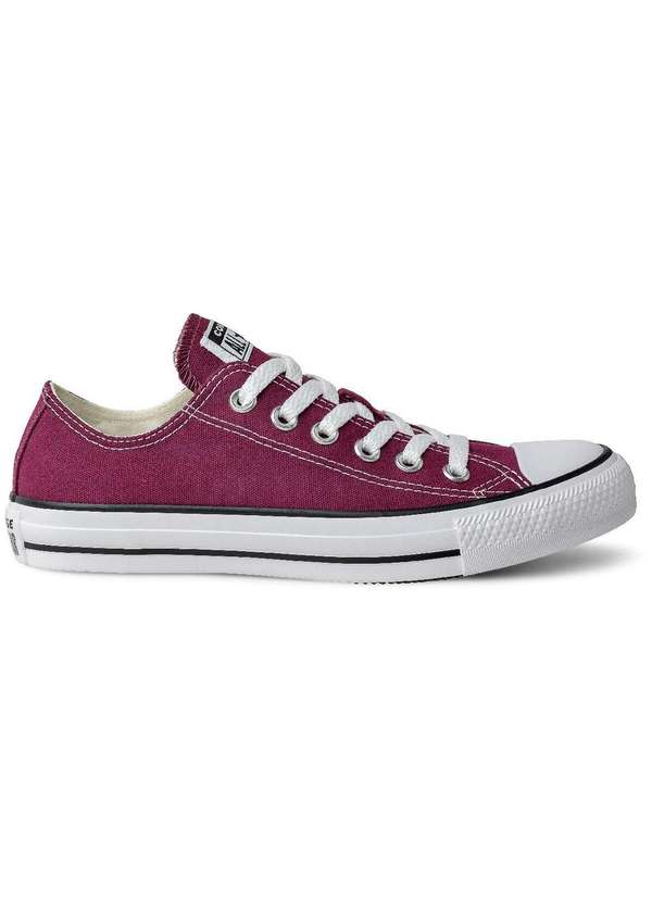Converse All All Star Vinho Cano Curto Tênis Converse All Star