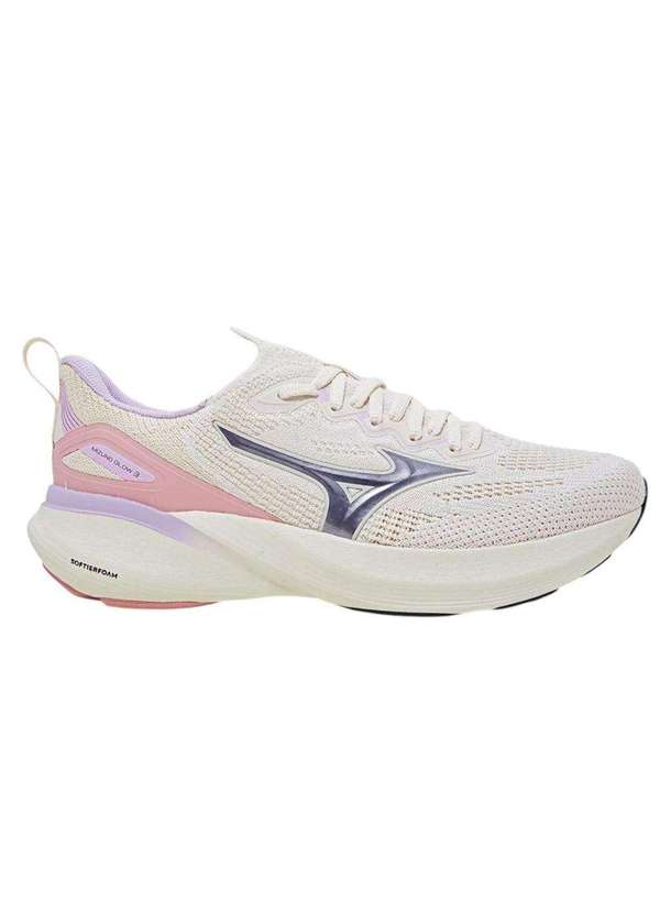 Mizuno - Tênis Mizuno Glow 3 Feminino Bege