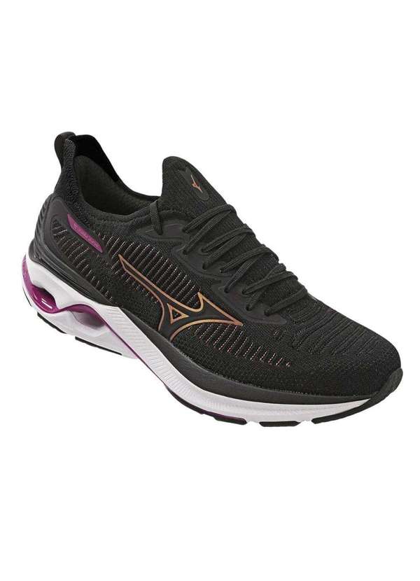 Mizuno - Tênis Mizuno Wave Mirai 7 Feminino Preto 3
