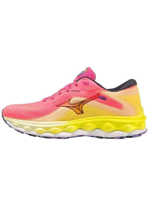 Mizuno - Tênis Mizuno Wave Sky 7 Feminino Rosa 2