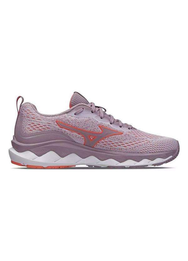 Tenis Mizuno Wave Way 3 Feminino Roxo Esporte Legal