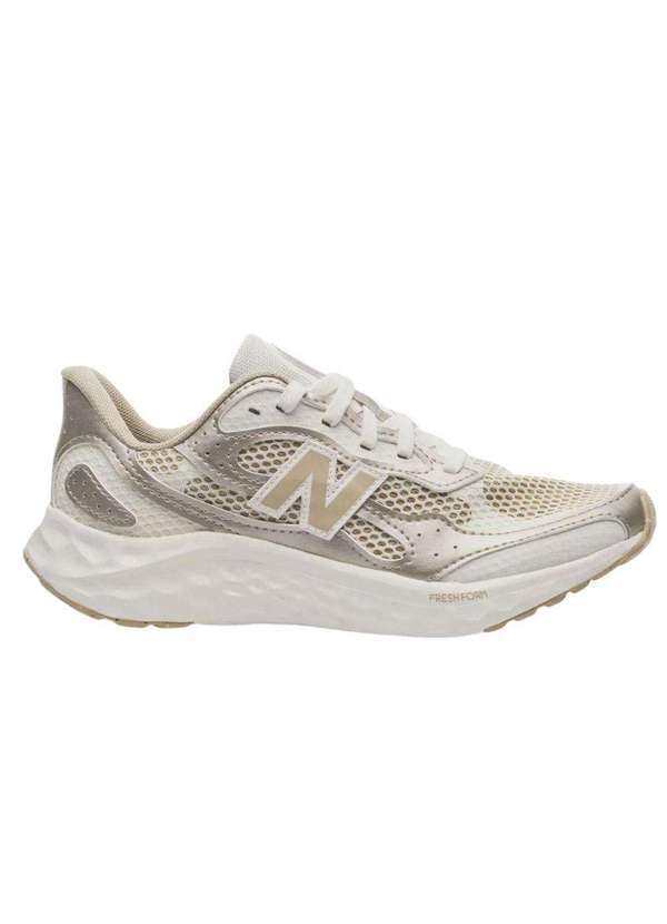 New Balance - Tênis New Balance Fresh Foam Arishi V4 Feminino Bege