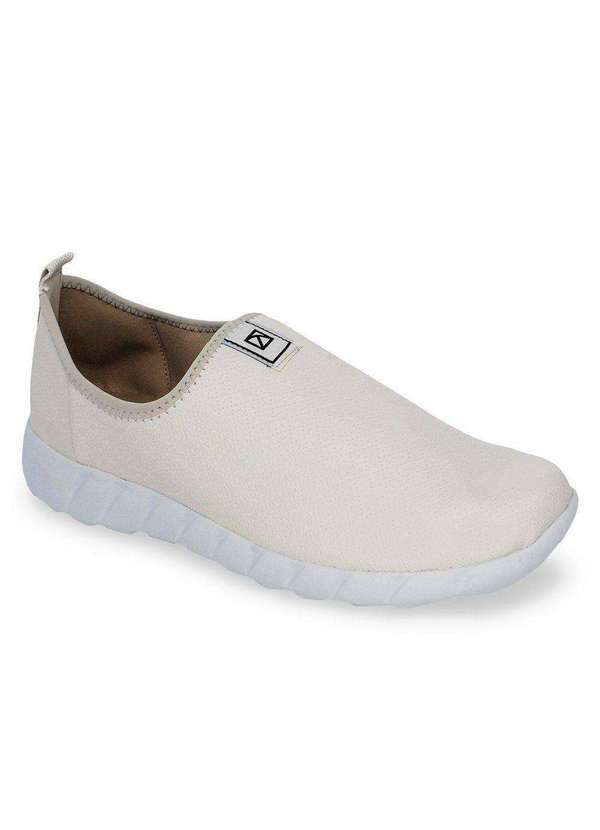 Piccadilly - Tênis Piccadilly Fabi Feminino Bege