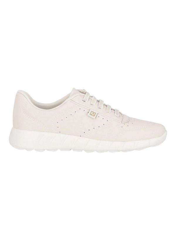 Piccadilly - Tênis Piccadilly Fabi Rasteira Feminino Bege