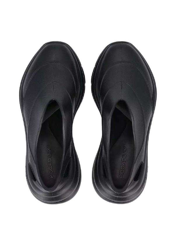 Piccadilly - Tênis Piccadilly Marshmallow Feminino Preto 2