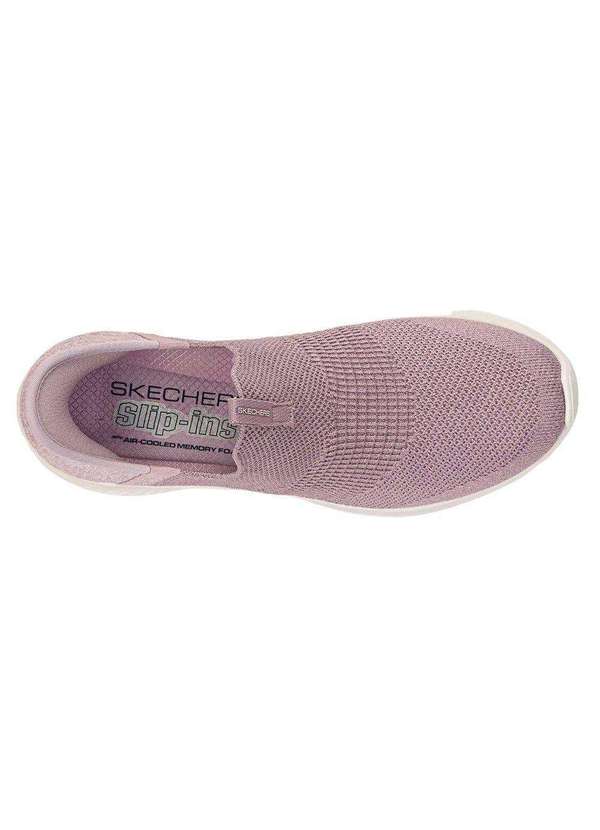 Skechers - Tênis Skechers Ultra Flex 3.0 Smooth Step Feminino e par de Meia Rosa 3