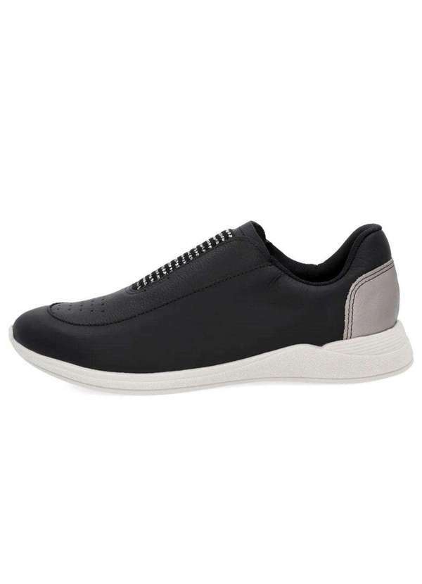 Usaflex - Tênis Slip On Usaflex Básico Feminino Preto 2