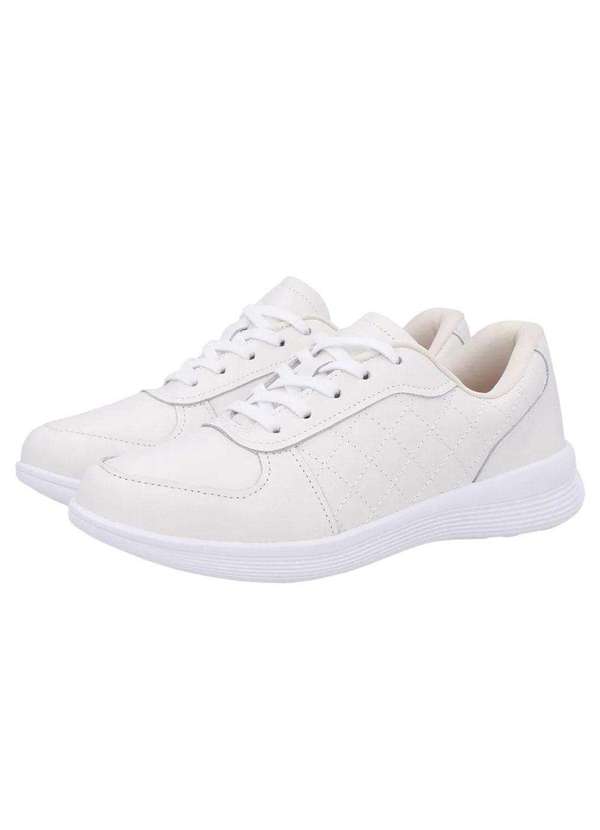 Usaflex - Tênis Usaflex Matelassê Feminino Branco 2