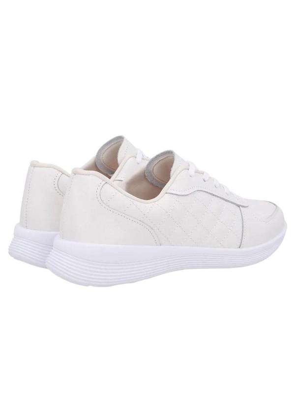 Usaflex - Tênis Usaflex Matelassê Feminino Branco 3