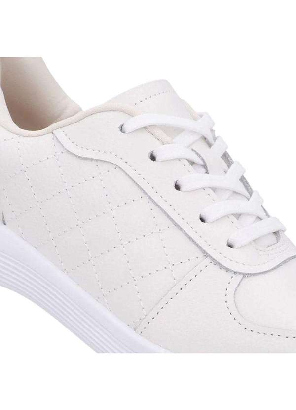 Usaflex - Tênis Usaflex Matelassê Feminino Branco 5