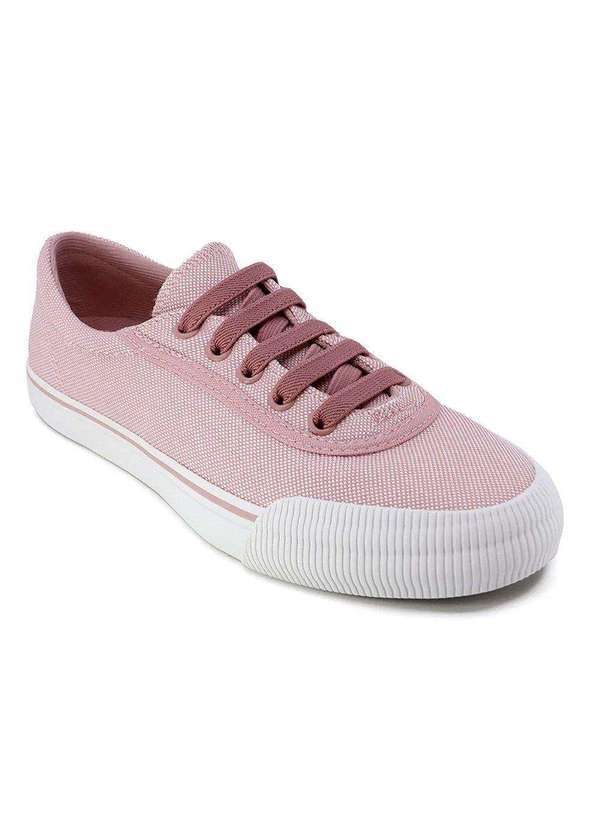 Usaflex - Tênis Usaflex Salto Rasteiro Feminino Rosa