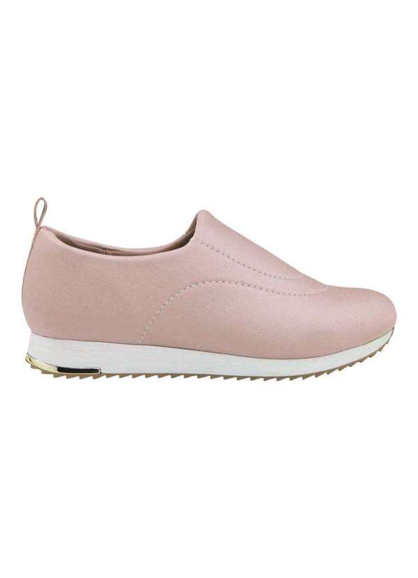 Usaflex - Tênis Usaflex Slip On Elastano Soft Feminino Rosa 4