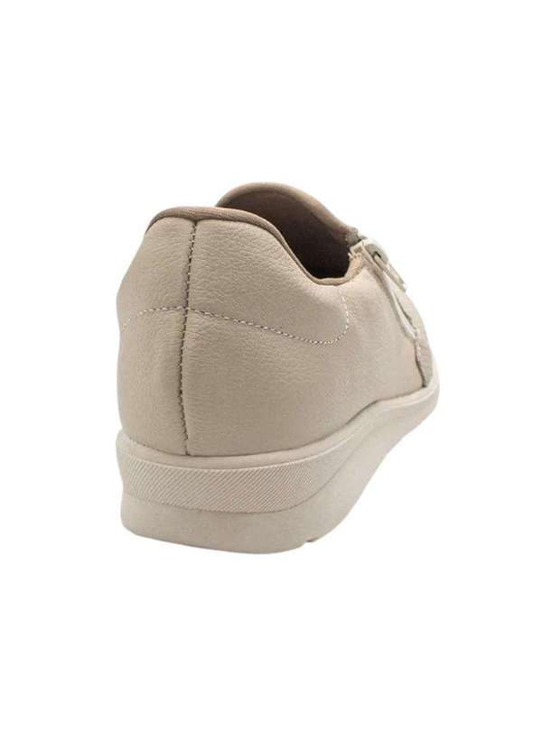 Usaflex - Tênis Usaflex Slip On Feminino Bege 2