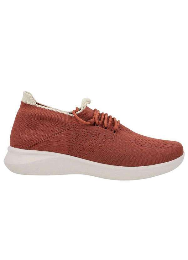 Usaflex - Tênis Usaflex Tricot Feminino Marrom
