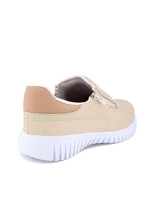 Usaflex - Tênis Usaflex Zíper Feminino - Bege 3