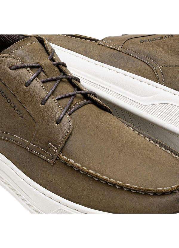 Democrata - Bota Democrata Denim Bold Masculina Marrom 3