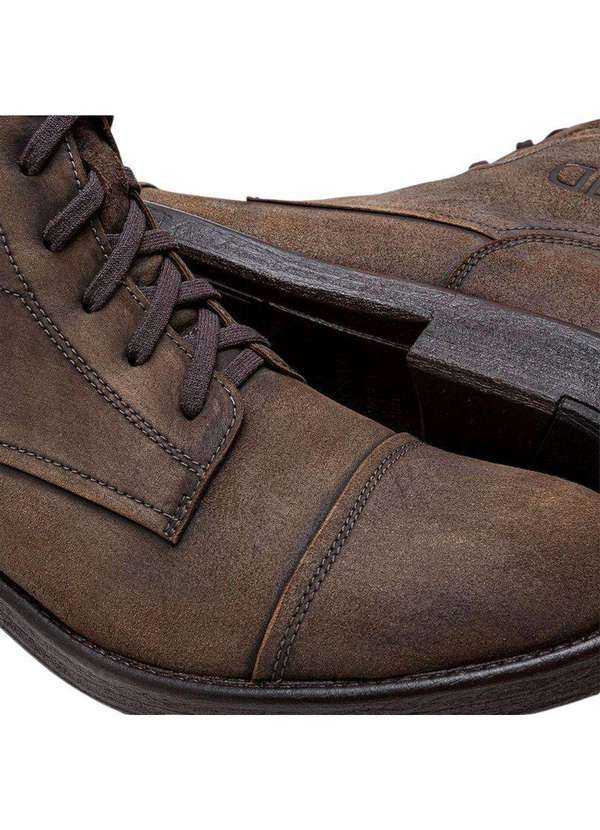 Democrata - Bota Democrata Garage Dust Masculina Marrom 4