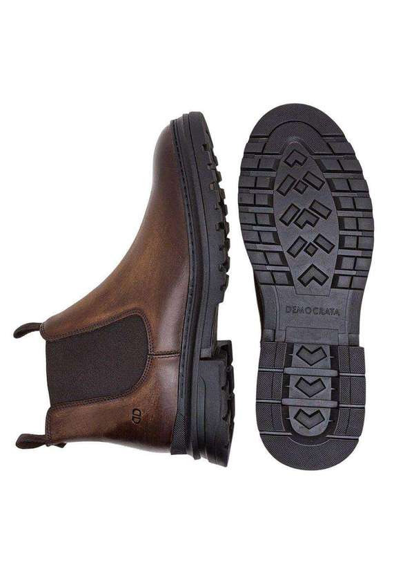 Democrata - Bota Democrata Garage Eron Masculina Marrom 4