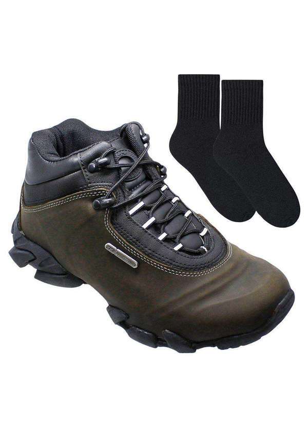 Bull Terrier - Kit Bota Bull Terrier Attack Ii Masculina par de Meia Verde