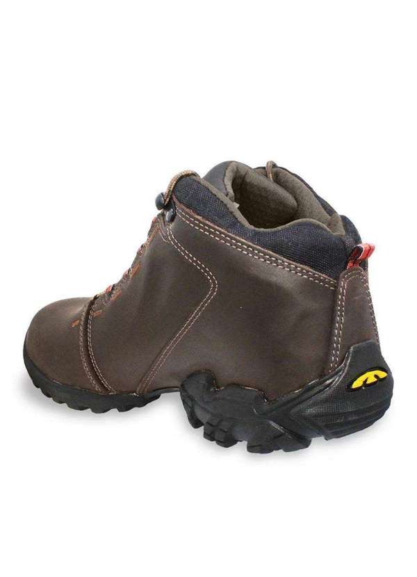 Kit Bota Bull Terrier Ranger Masculina e par de Meia Marrom