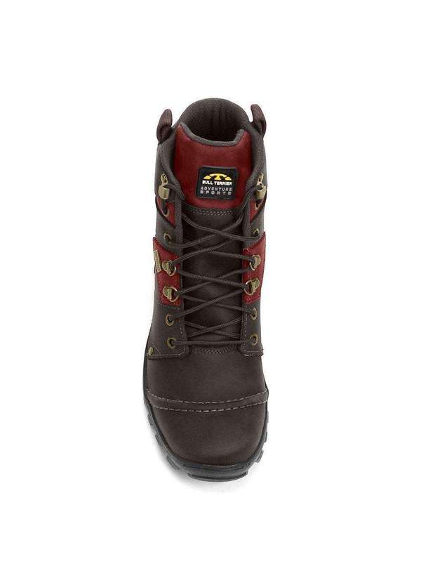 Bull Terrier - Kit Bota Bull Terrier Tornado Masculina e par de Meia Marrom 3