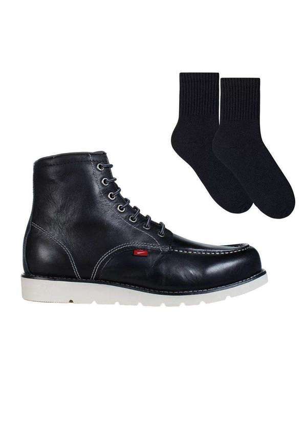 Ferracini - Kit Bota Ferracini Fielder Firenzi Masculina e par de Meia Preto