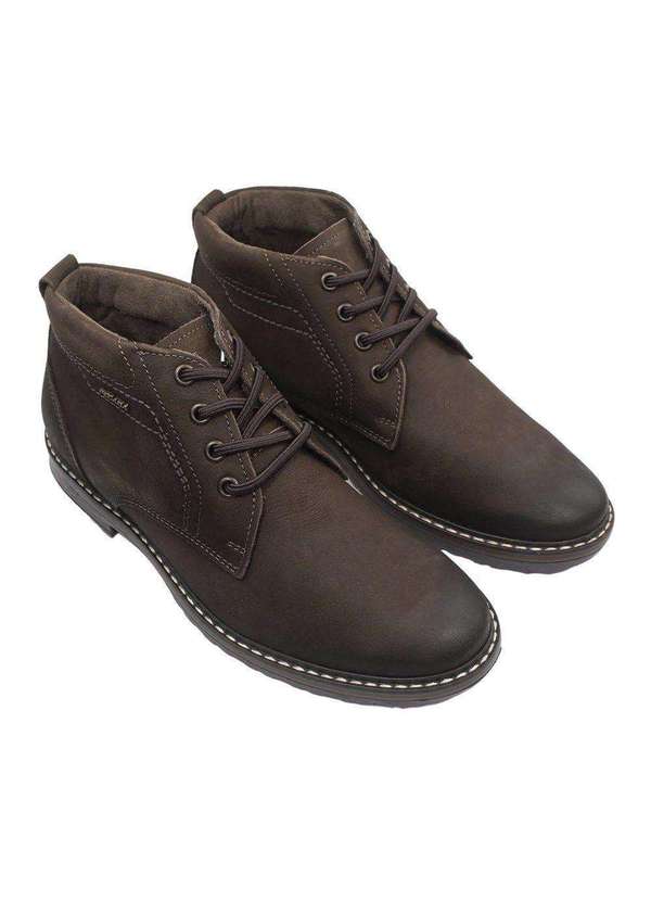 Pegada - Kit Bota Pegada Rustic Masculina e par de Meia Marrom 3