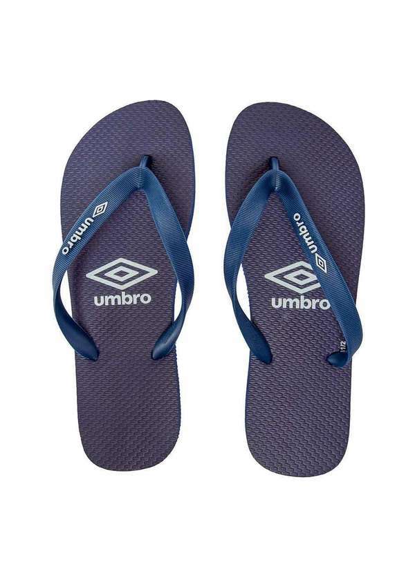 Umbro - Chinelo Umbro Logo Unissex Azul