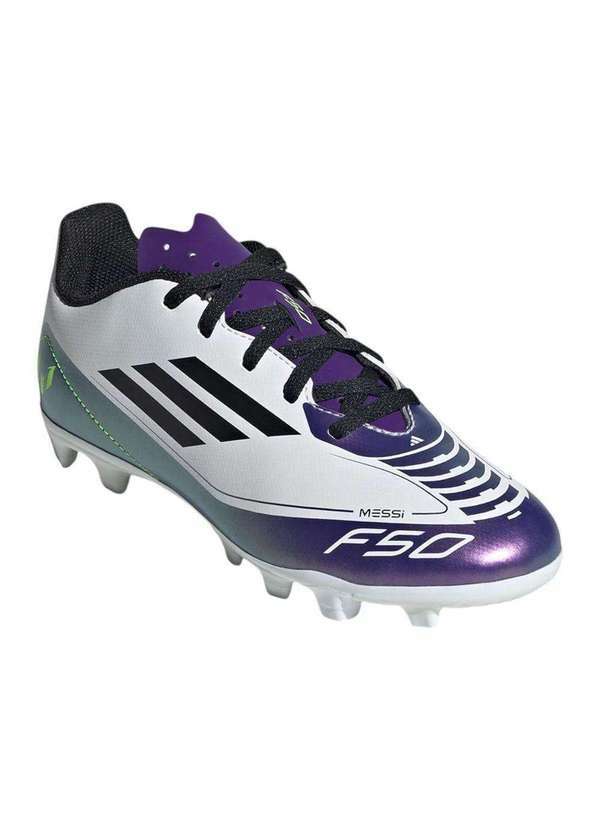 Adidas - Chuteira Campo Adidas F50 Club Messi Infantil Cinza