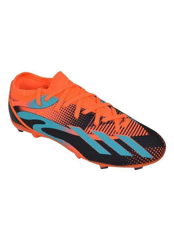Adidas - Chuteira Campo Adidas X Messi 22.3 Laranja