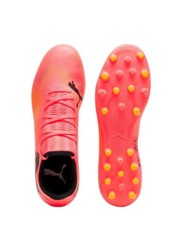 Puma - Chuteira Campo e Society Puma Future 7 Play Rosa 3