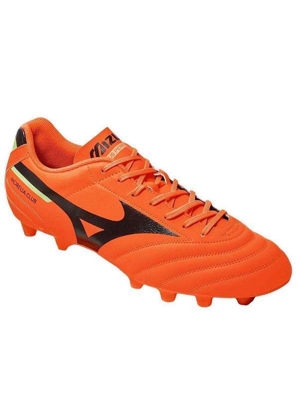 Mizuno - Chuteira Campo Mizuno Morelia Club Md Laranja