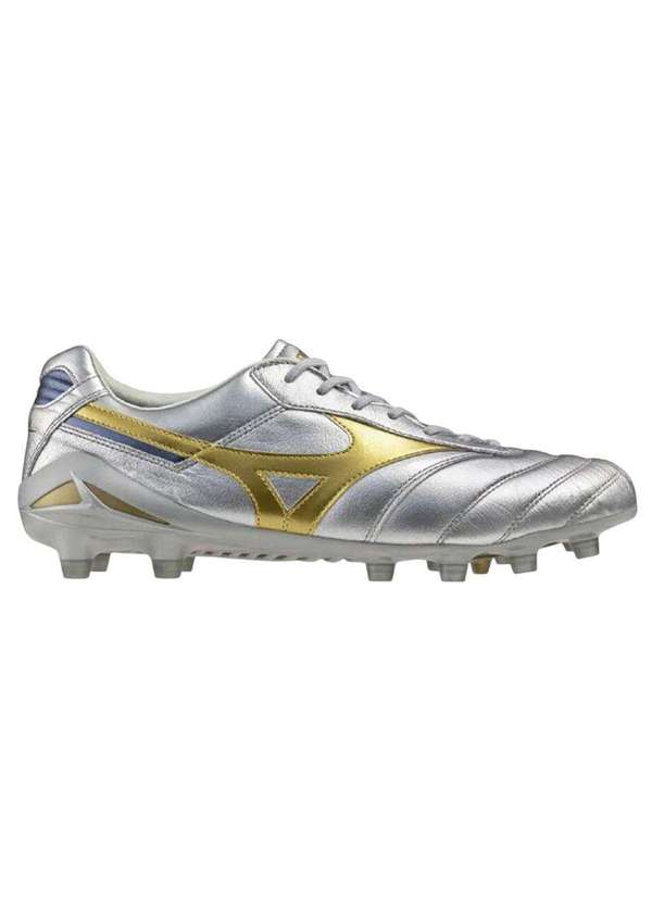 Mizuno - Chuteira Campo Mizuno Morelia Dna Japan Prata