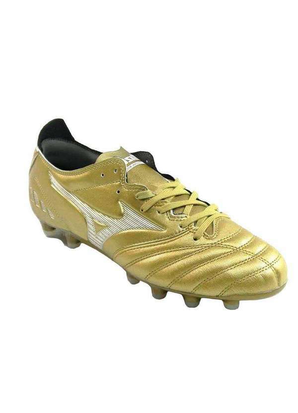 Mizuno - Chuteira Campo Mizuno Morelia Neo Iii Pró Dourado
