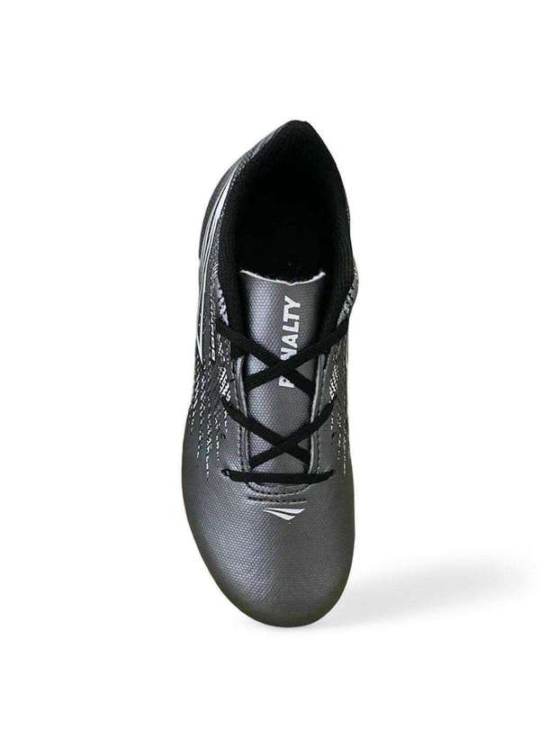 Penalty - Chuteira Campo Penalty Tornado Infantil Cinza 4