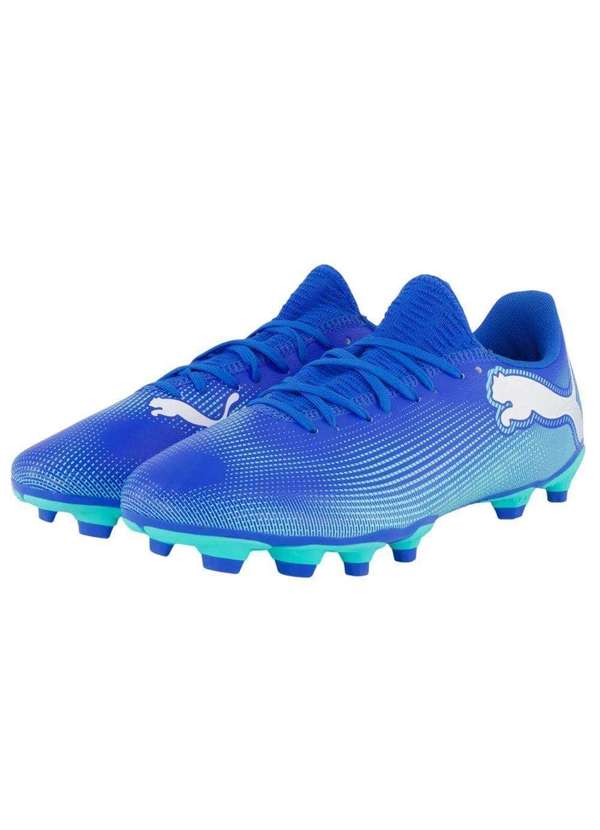 Puma - Chuteira Campo Puma Future 7 Play Fg/Ag Azul 2