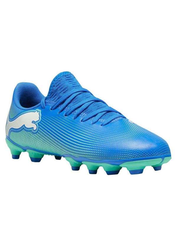 Puma - Chuteira Campo Puma Future 7 Play Infantil Azul