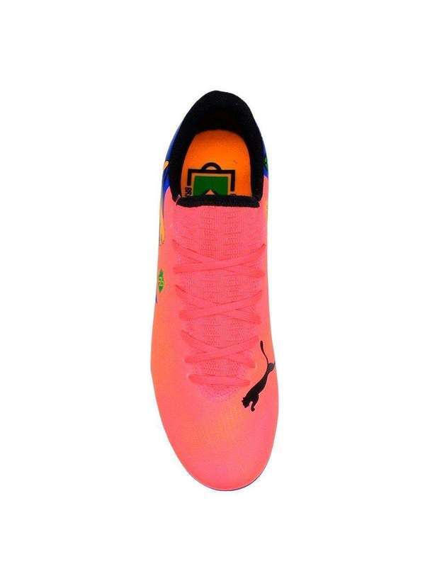 Puma - Chuteira Campo Puma Future 7 Play Neymar Jr Rosa 4
