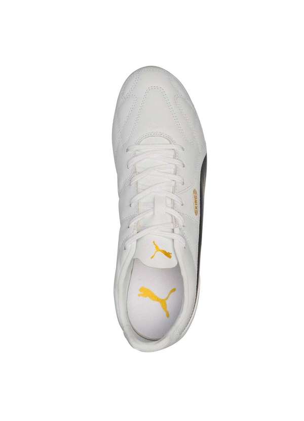 Puma - Chuteira Campo Puma King Fg Branco 4