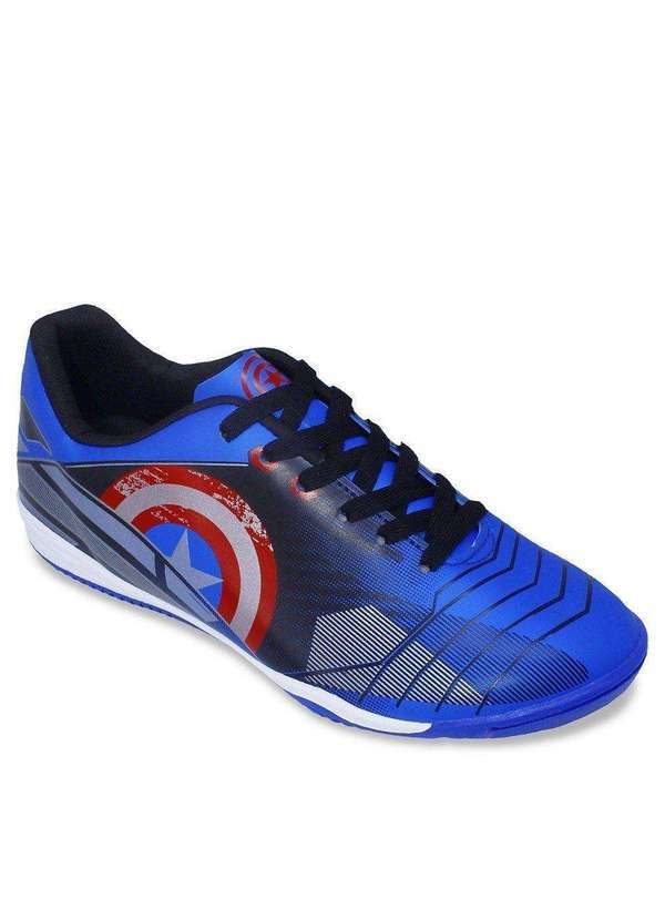 Dray - Chuteira Futsal Dray Marvel Capitão América Azul