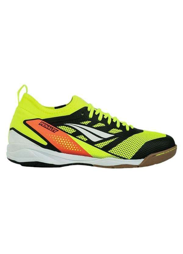 Penalty - Chuteira Futsal Penalty Max 500 Y-3 Infantil Amarelo