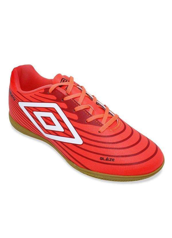 Umbro - Chuteira Futsal Umbro Glaze Laranja